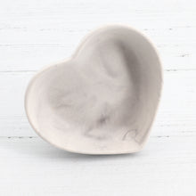 Load image into Gallery viewer, Handmade jesmonite small heart tray