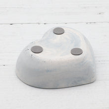 Load image into Gallery viewer, Handmade jesmonite small heart tray