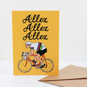 Allez greetings card