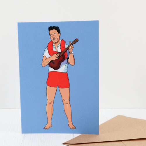 Elvis greetings card