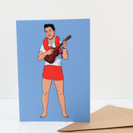 Elvis greetings card