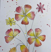 Load image into Gallery viewer, Watercolour Flowers for Beginners Friday 30th May 10 - 11.30am