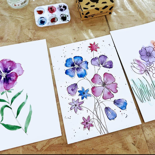 Watercolour Flowers for Beginners Friday 30th May 10 - 11.30am