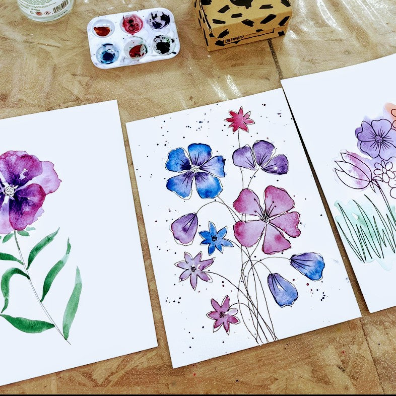Watercolour Flowers for Beginners Friday 30th May 10 - 11.30am