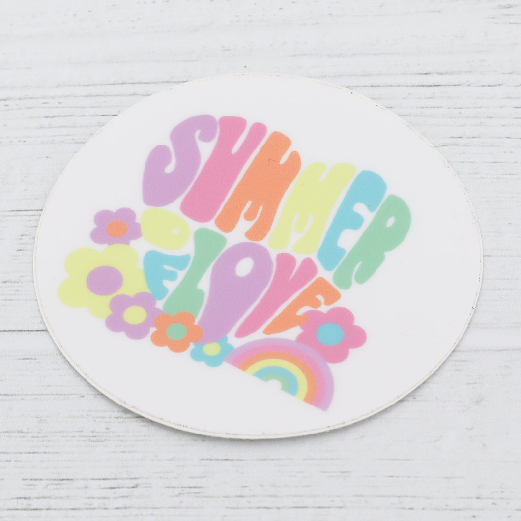 Summer of love sticker