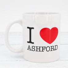 Load image into Gallery viewer, I love Ashford type mug