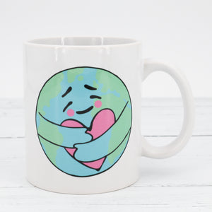 I love the world mug