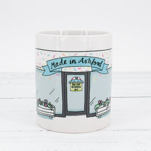 Shop front mug