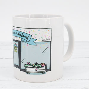 Shop front mug