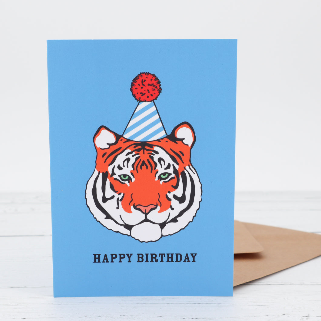 Tiger birthday card