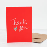 Thank you greetings card