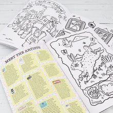 Load image into Gallery viewer, Space and animals colouring book