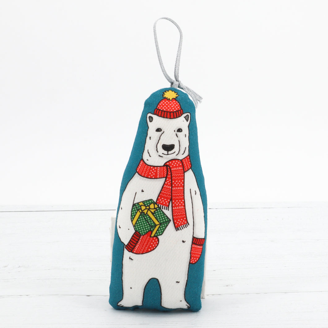Polar bear decoration