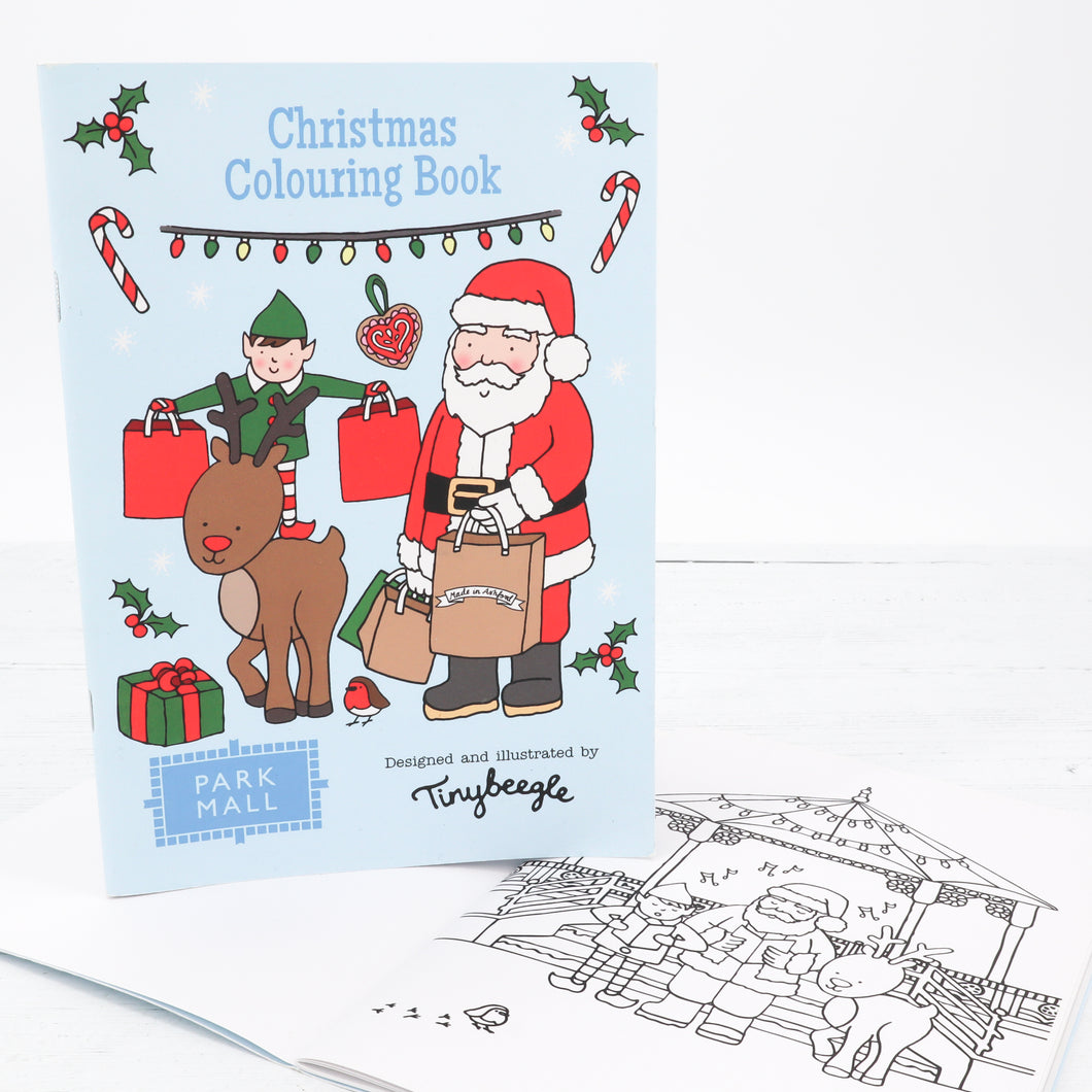 A5 Christmas colouring book