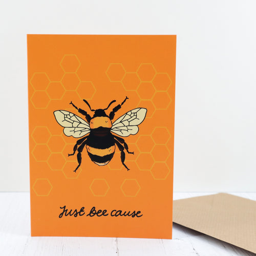 Bee greetings card