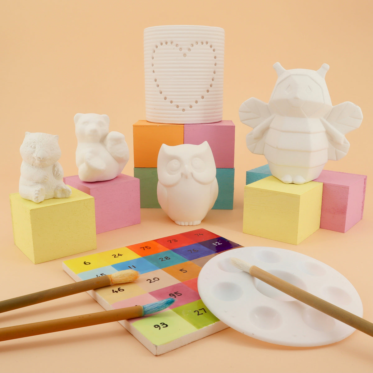 Kippy's Paint your own pottery @ Coachworks Summer Holiday time slots July & August