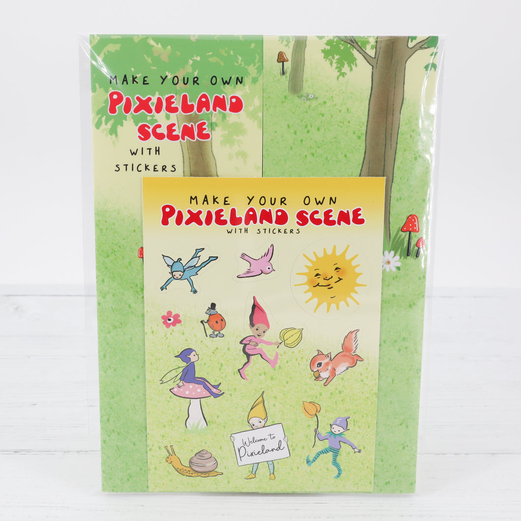 Pixieland sticker scene