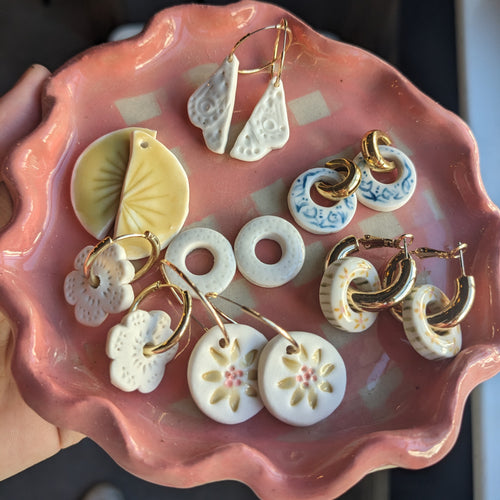 Make your own porcelain jewellery charms Friday 20th June 7 - 8.30pm