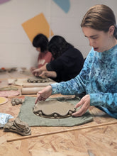 Load image into Gallery viewer, Make your own ceramic wavy plate @Coachworks Saturday 25th April 9.30 - 11.30am