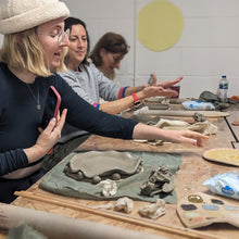 Load image into Gallery viewer, Make your own ceramic wavy plate @Coachworks Saturday 25th April 9.30 - 11.30am