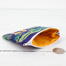 Load image into Gallery viewer, Safari animals fabric coin purse