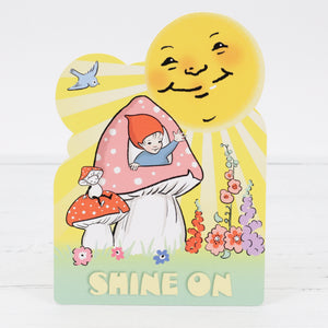 Shine on postcard