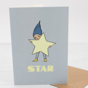 Star greetings card
