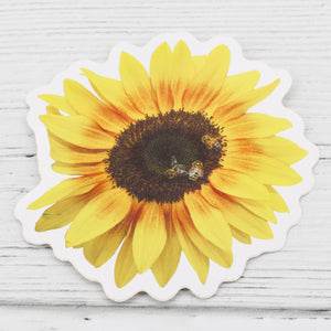 Sunflower sticker