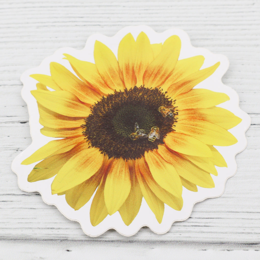 Sunflower sticker