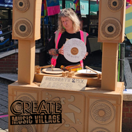 CREATE: Cardboard DJ & record making @Bandstand Saturday 3rd October 10am - 3pm