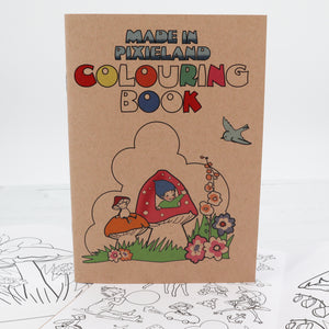 Made In Pixieland colouring book
