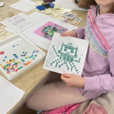 Mini Monsters LEGO® Printing Workshop - Tuesday 12th August  2 - 3pm