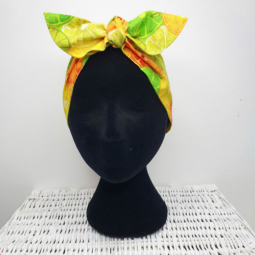 Citrus Fruits hair wrap