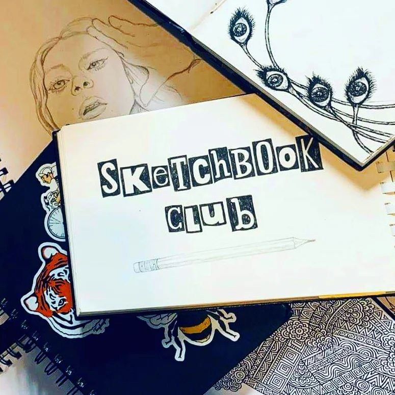 Sketch book Art Club @ Coachworks Every Wednesday 10:15-11:45