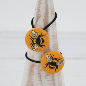 Bee hairbands pack of 2