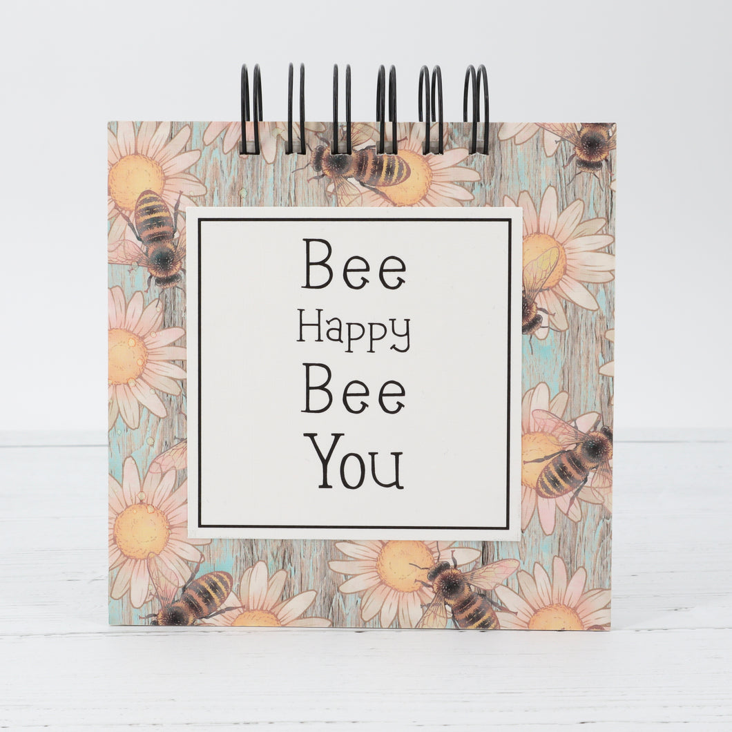 Bee happy bee you notepad