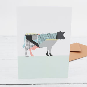 Cow Greetings Card