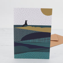 Load image into Gallery viewer, Fox on the hills Greetings Card