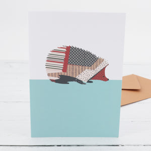Hedgehog Greetings Card