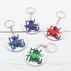 Pronoun keyrings