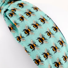 Load image into Gallery viewer, Fabric knot bee headband