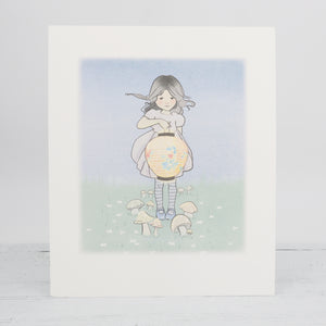 Mary Jane unframed print by Made in Pixieland