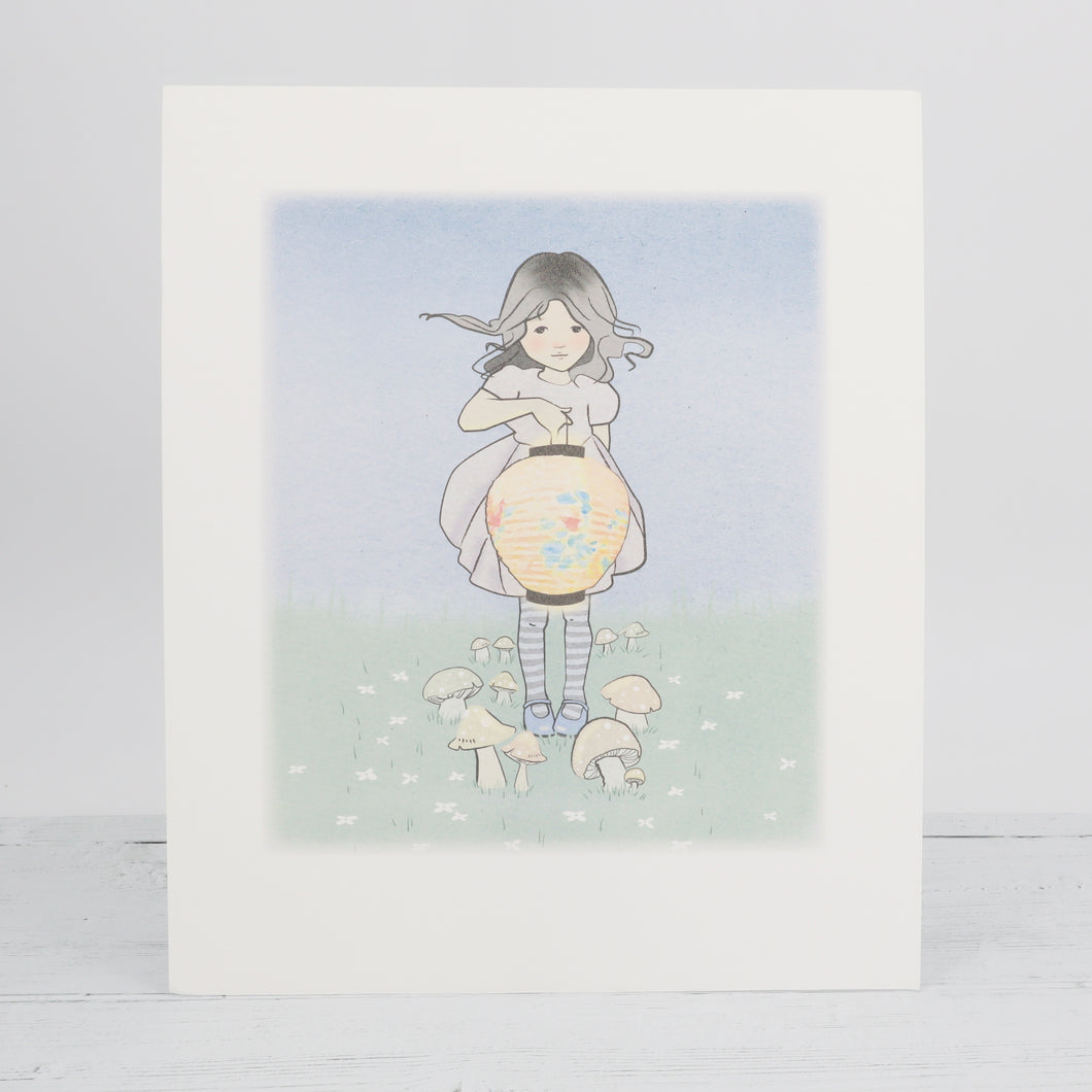 Mary Jane unframed print by Made in Pixieland