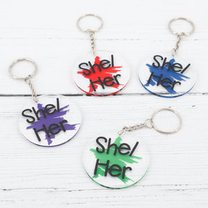 Pronoun keyrings