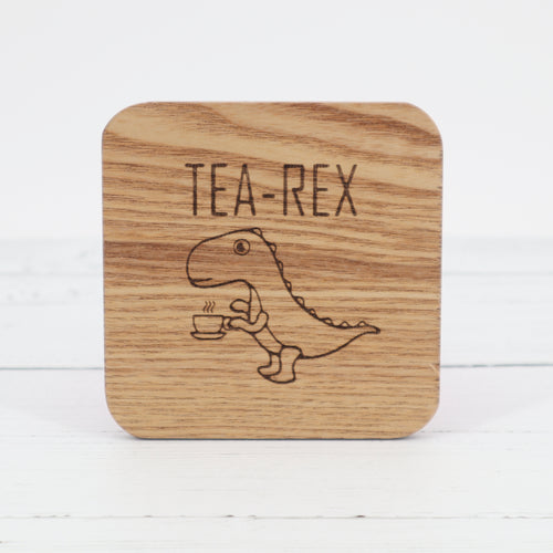Tea-rex coaster