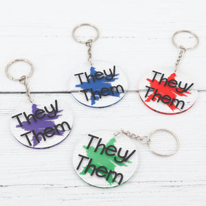 Pronoun keyrings