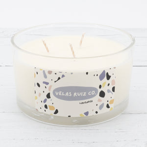 Lavender three wick candle