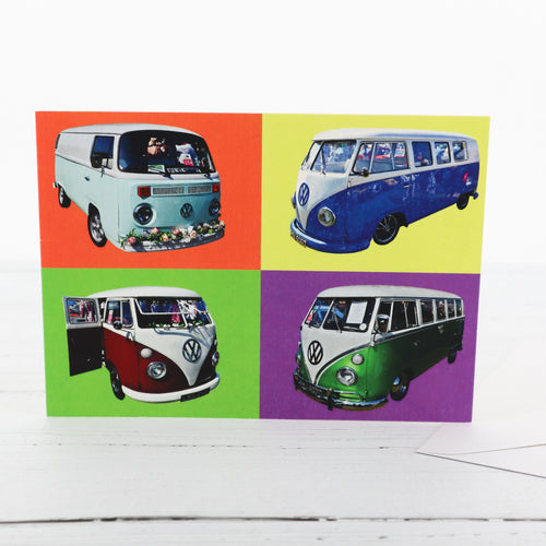 Volkswagen van greetings card