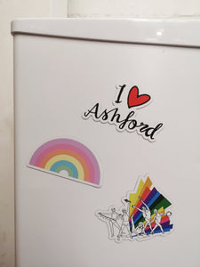 I love Ashford fridge magnet